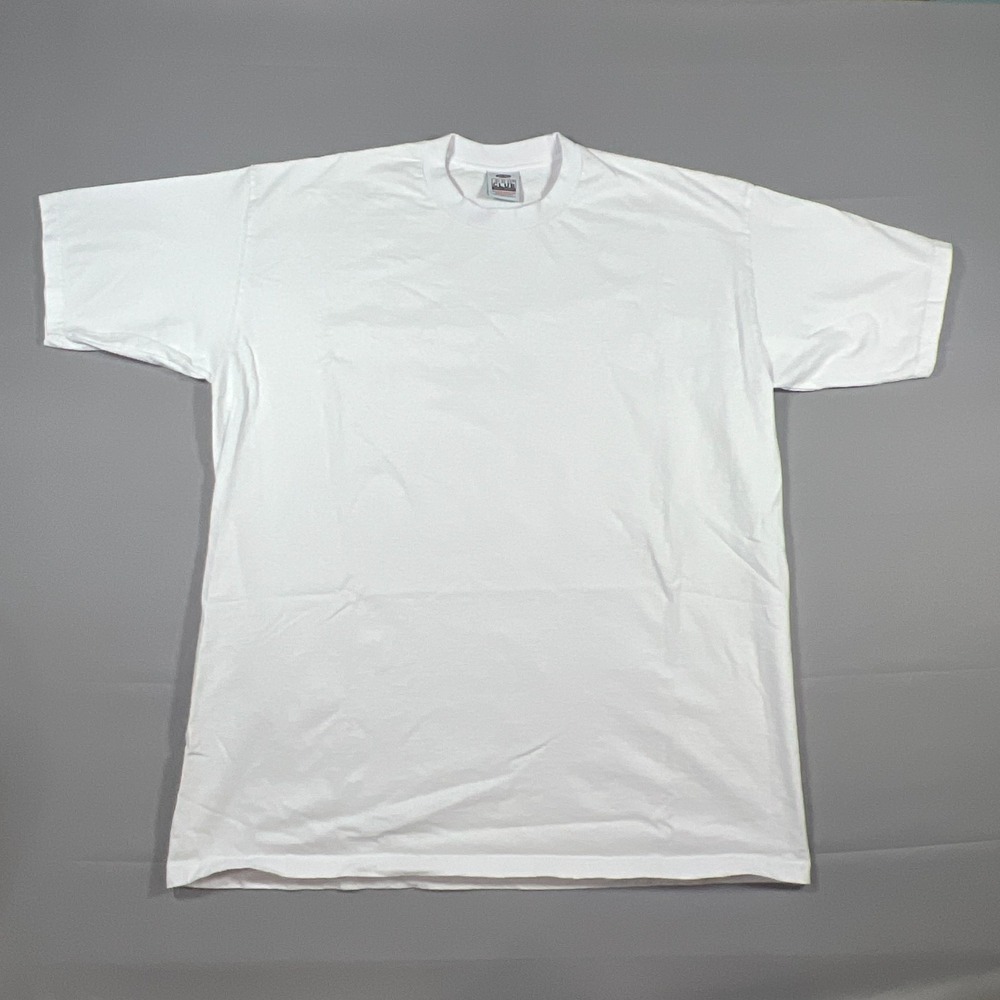 Pro Club T Shirt Mens 3XL Tall White Cotton Short Sleeve Crew Neck Streetwear